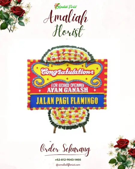 Sewa Papan Bunga Titisan